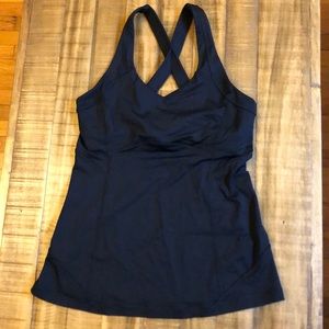 LULULEMON black tank top 6 great condition!